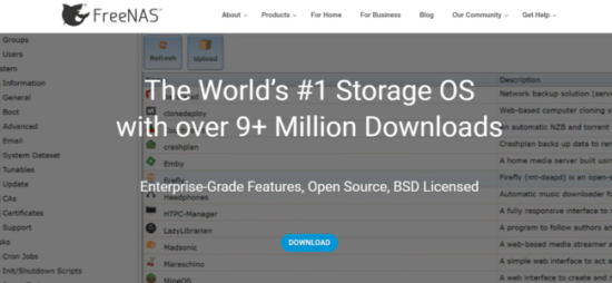 FreeNAS alternatives
