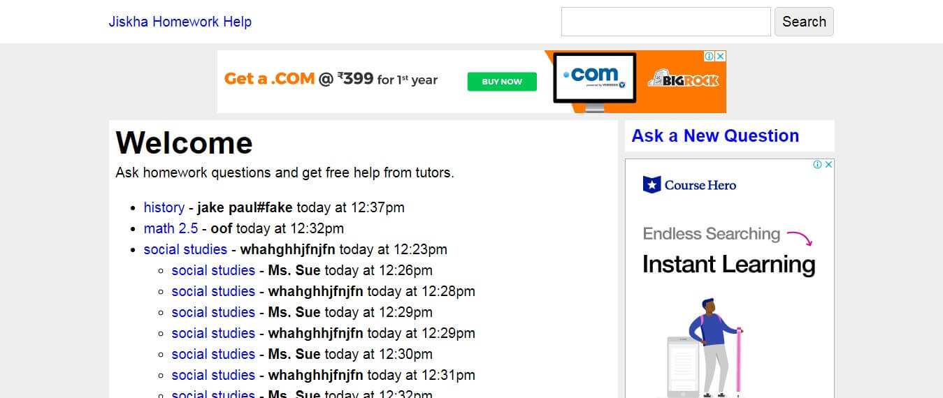 Jiskha, Best alternative to Slader, sites like Slader